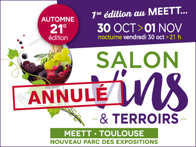 ANNULATION DU SALON