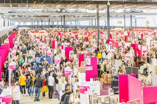 Stand du salon vue de haut