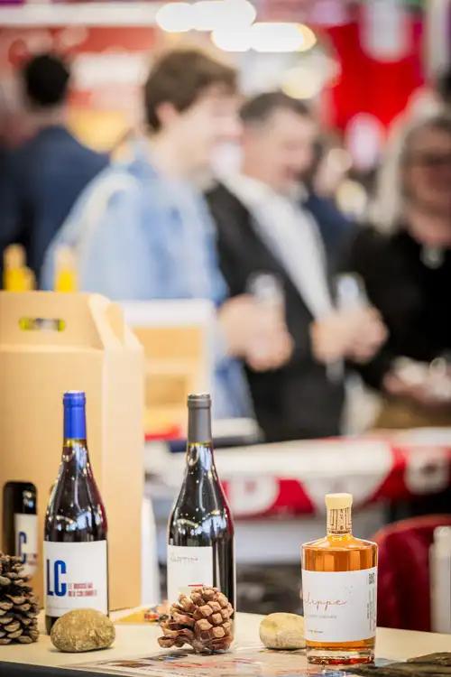 Bouteilles de vin