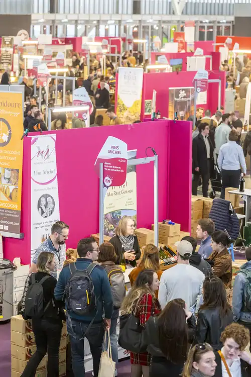 Stand du salon vue de haut