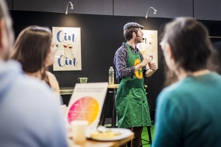 Photo atelier fromage Salon Vins et Terroirs 2025 Thomas Guillin